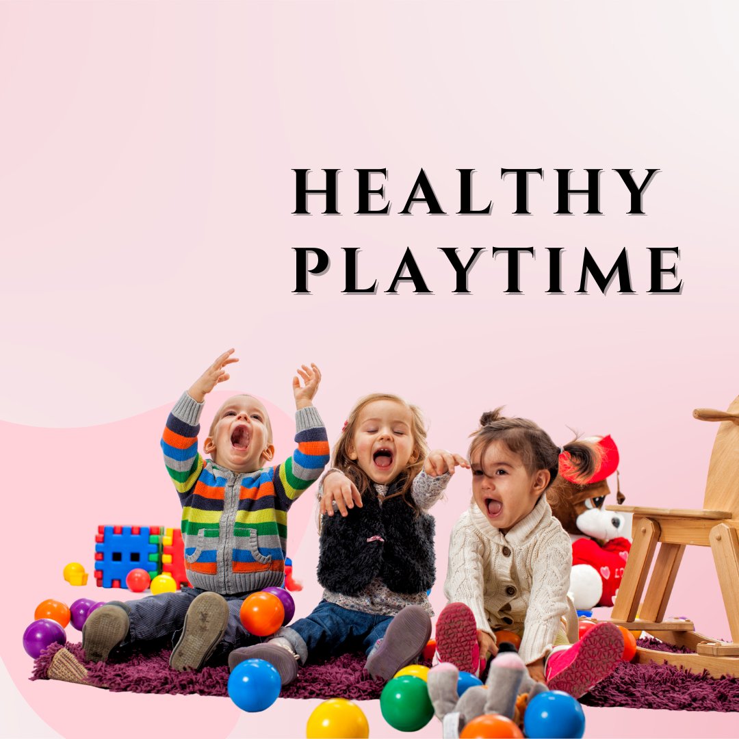 Healthy Playtime 🍎🤸‍♀️