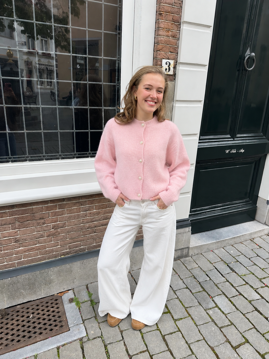 Moma vest roze