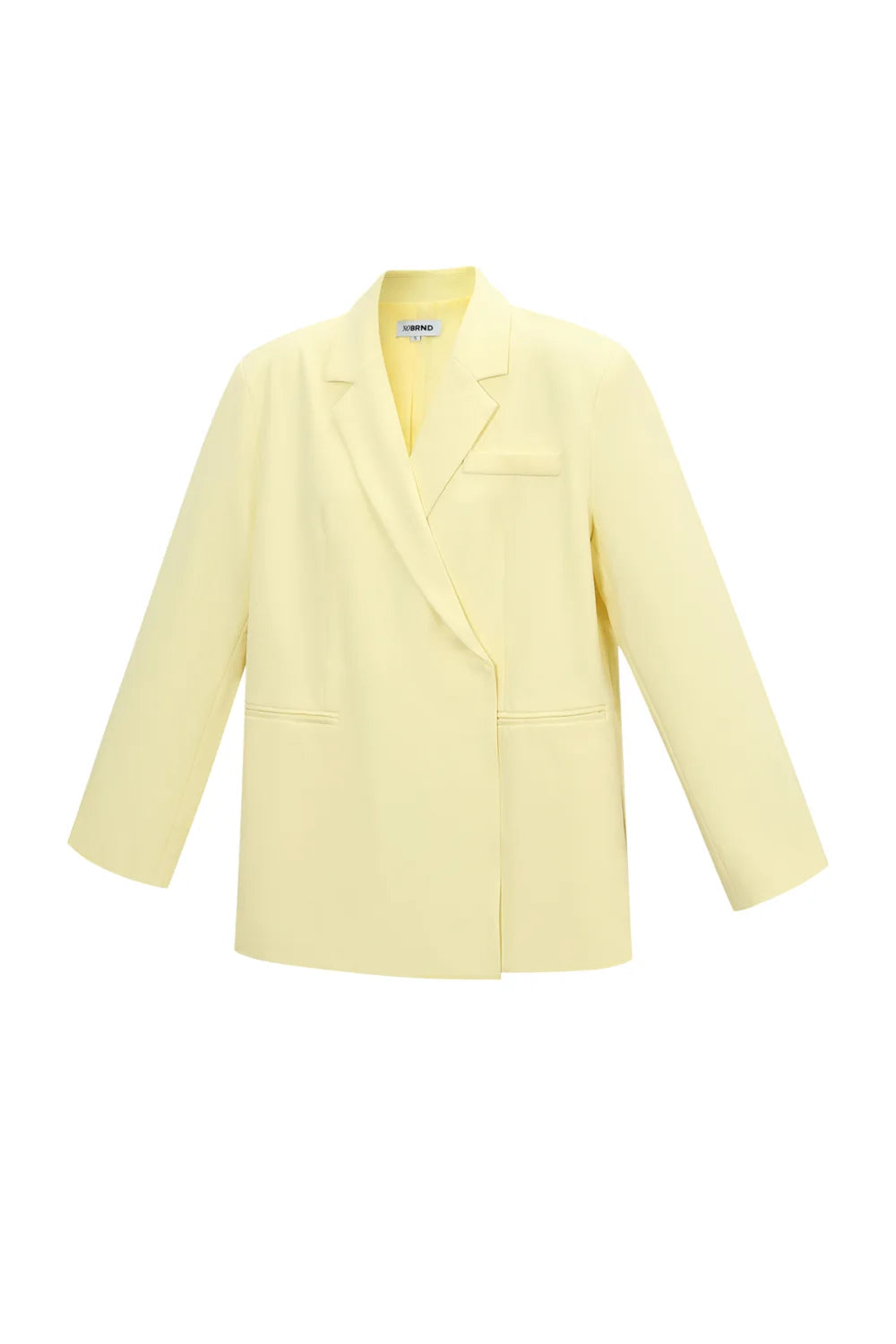 Met blazer geel