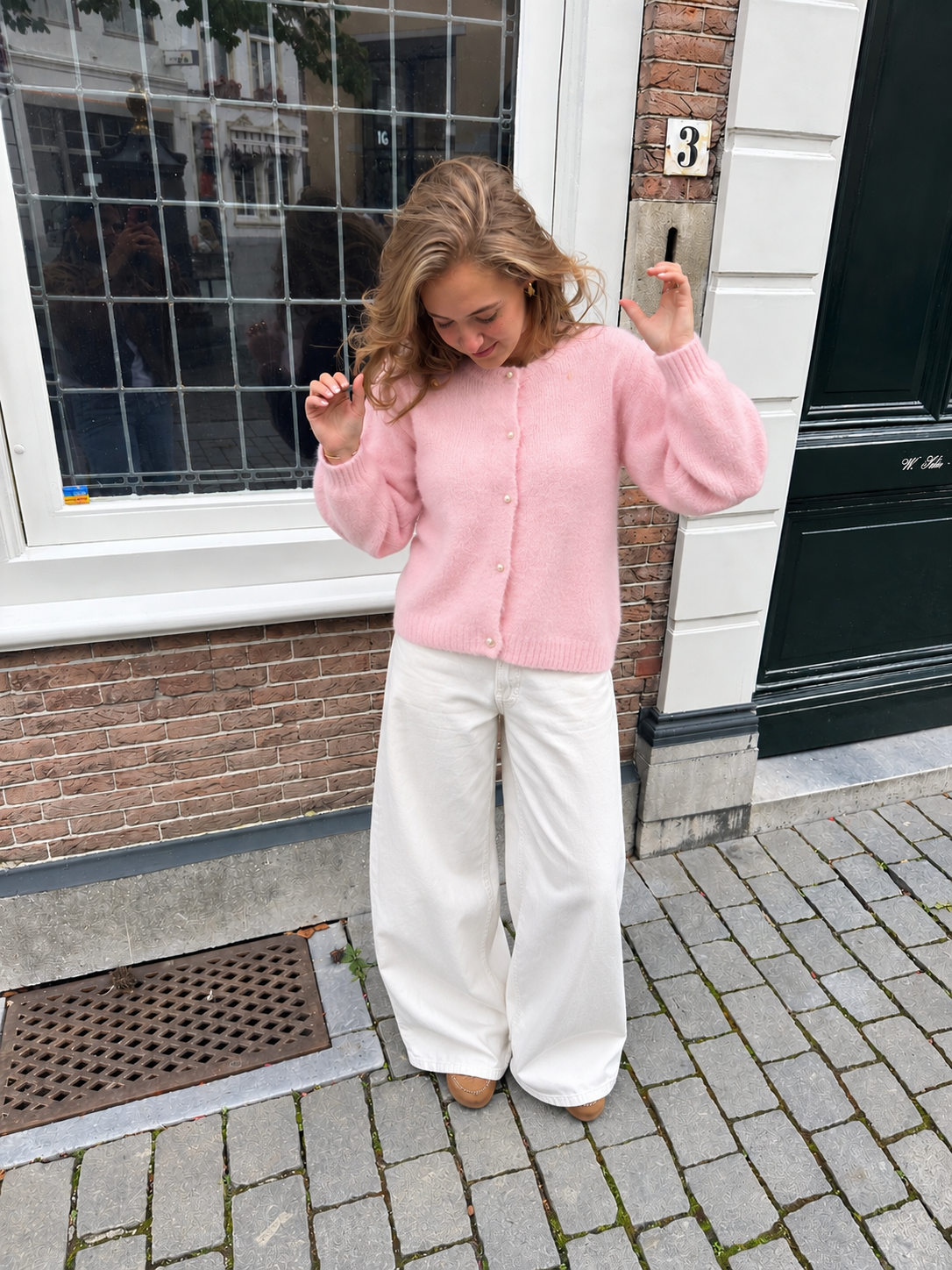 Moma vest roze