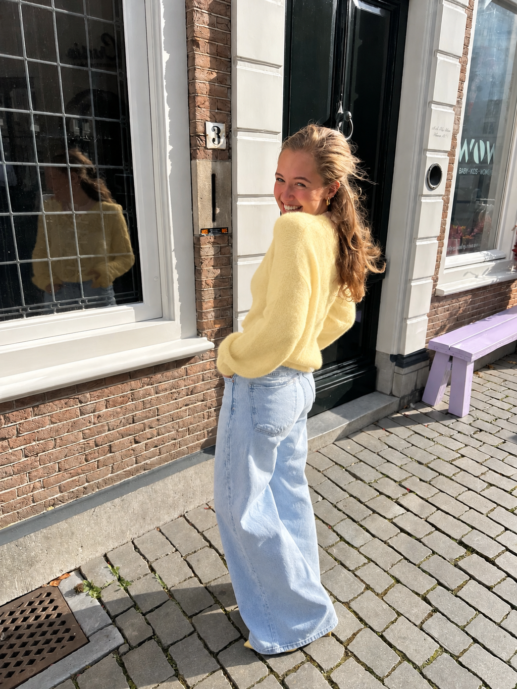 Moma vest geel