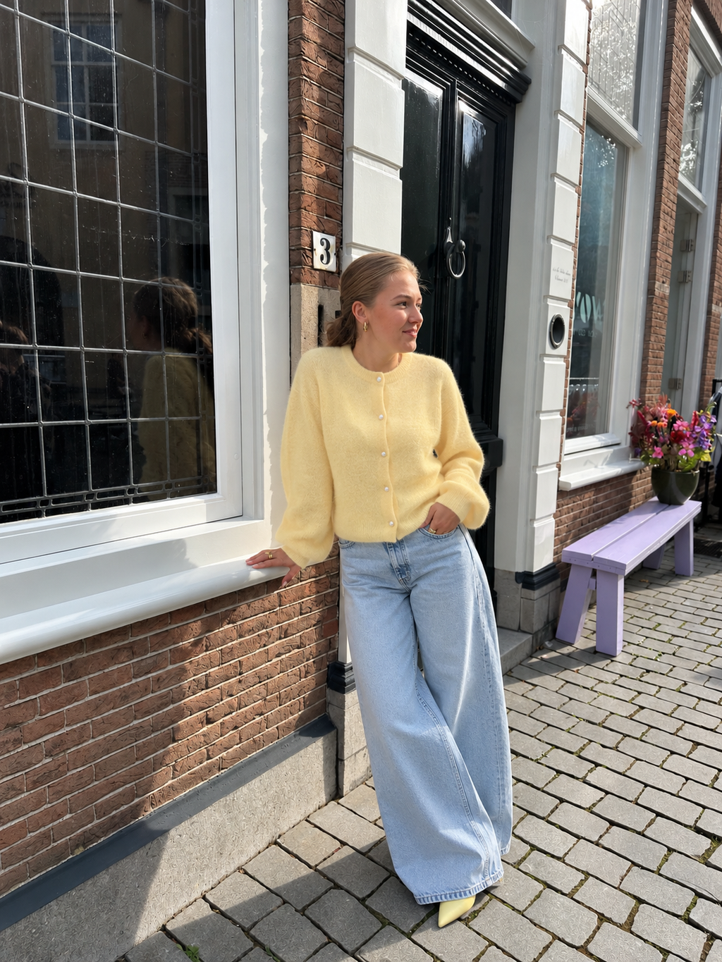 Moma vest geel
