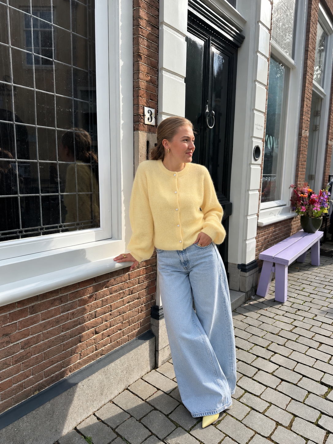 Moma vest geel