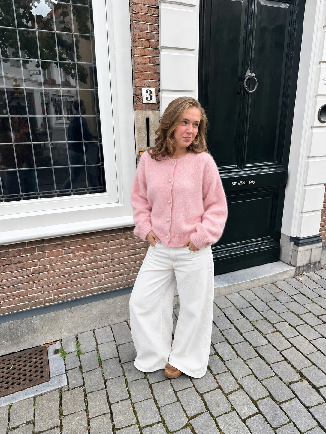 Moma vest roze