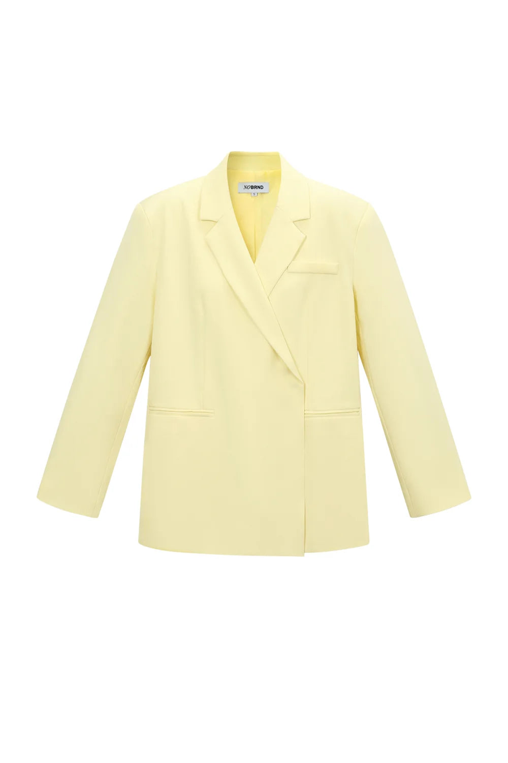 Met blazer geel